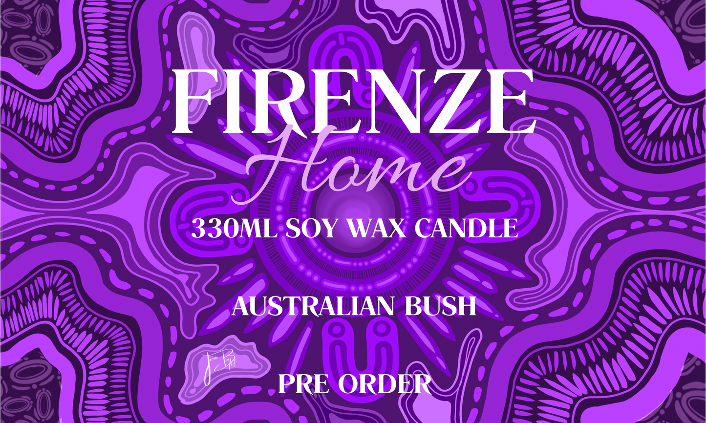 Large Soy Candle Pre Order - Australian Bush