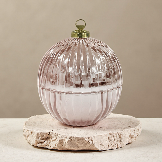 Christmas Bauble Candle - Rose Gold Pre Order