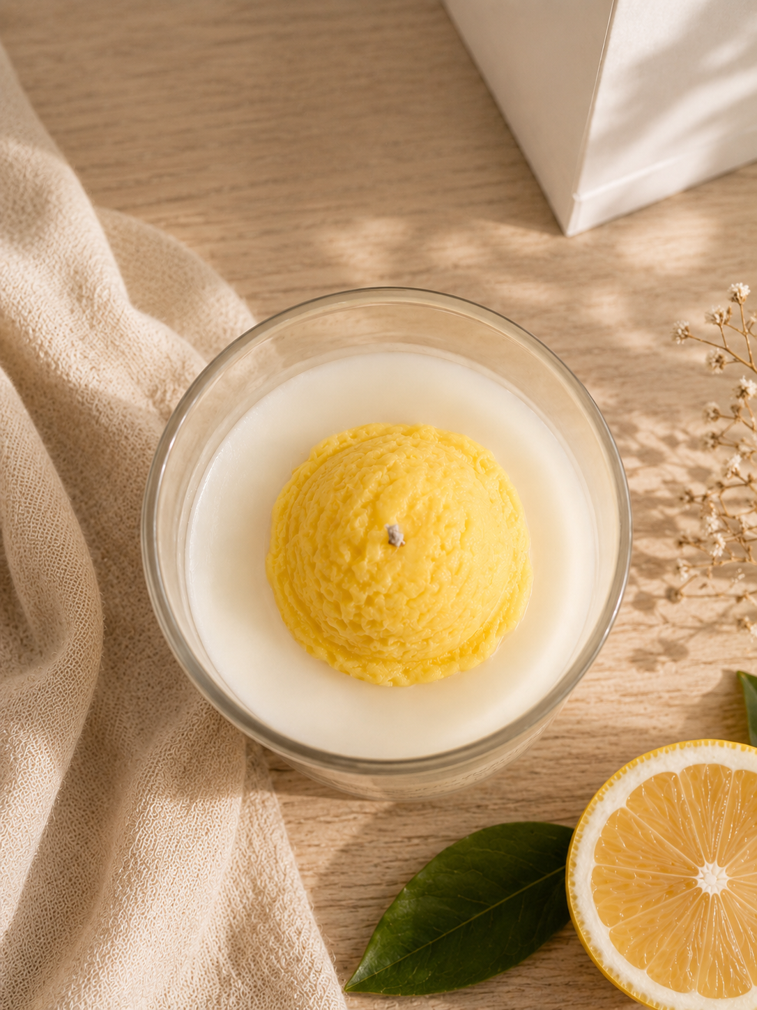 Personalised Lemon Gelato Candle