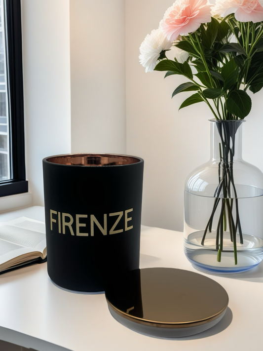 Large Black/Rose Gold Signature Candle