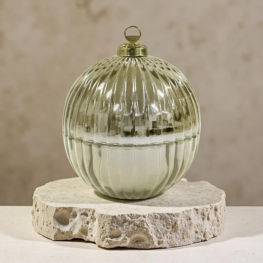 Christmas Bauble Candle - Gold